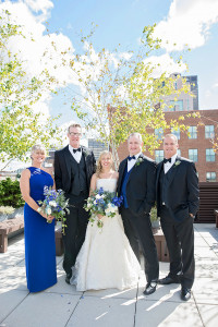 c&c 21C Hotel wedding photography rooftop downtown louisville museum row art gallery ceremony bride